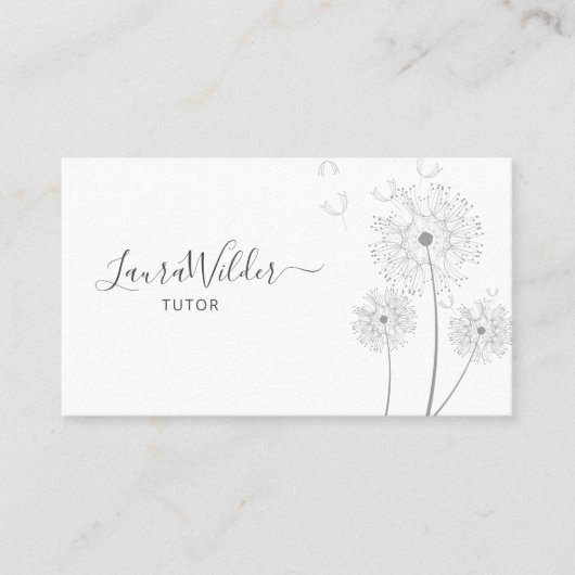 Carte de visite Tutor (Devant)