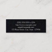 Carte de visite Tutor allemand à clé basse (Dos)