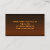 Carte de visite Tutor de musique guitare (Dos)