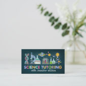 Carte De Visite Tutorat en science - Professeur d'aquarelle art (Debout devant)
