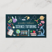 Carte De Visite Tutorat en science - Professeur d'aquarelle art (Devant)