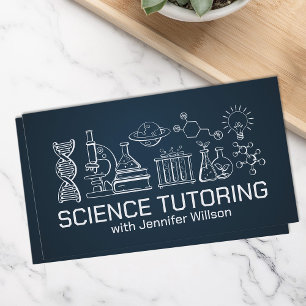 Carte De Visite Tutorat en sciences - Enseignant