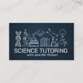 Carte De Visite Tutorat en sciences - Enseignant (Devant)
