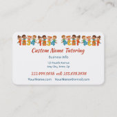 Carte De Visite Tutoriel personnalisé pour enfants (Devant)