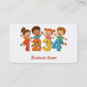 Carte De Visite Tutoriel personnalisé pour enfants (Dos)