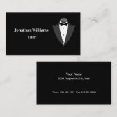 Carte de visite Tux Suit Tailor (Devant / Derrière)