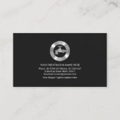 Carte De Visite Tuyau de plomberie à fuite cassée (Dos)