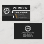 Carte De Visite Tuyau de plomberie à fuite cassée (Devant / Derrière)