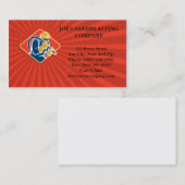 Carte De Visite Tuyau de sablage de sableuse rétro (Devant / Derrière)