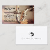 Carte De Visite Tuyauterie en plomberie (Devant / Derrière)