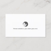 Carte De Visite Tuyauterie en plomberie (Dos)