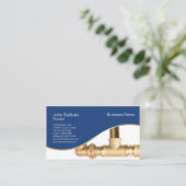 Carte De Visite Tuyauterie en plomberie (Debout devant)