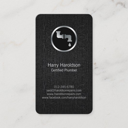 Carte De Visite Tuyauterie en plomberie (Devant)