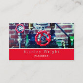 Carte De Visite Tuyaux classiques, plombier, plomberie (Devant)