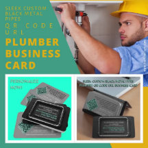 Tuyaux en métal noir sur mesure, plombier Code QR 