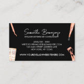 Carte De Visite Tweezer Curler Extensions Eyelash (Dos)