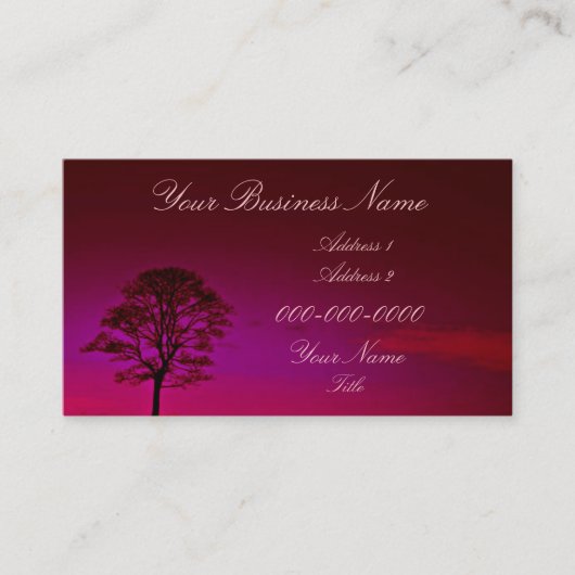 Carte de visite Twilight (Devant)