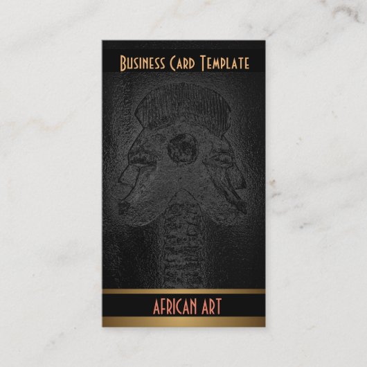 Carte De Visite Twins Tribal African Art (Devant)