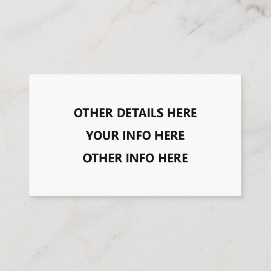 Carte De Visite Twitter Instagram Facebook (Dos)