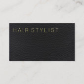 Carte De Visite Type moderne cuir (Devant)