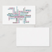 Carte De Visite Typographie (Devant / Derrière)