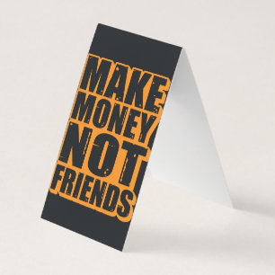 Carte De Visite Typographie de citation motivante