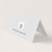 Carte De Visite Typographie de la fête des mères (Dos)