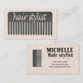 Carte De Visite Typographie de l'écriture manuscrite de Lucida Sty (Devant / Derrière)