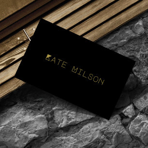 Carte De Visite Typographie divine minimaliste unique Nettoyer noi