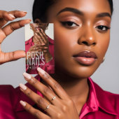 Carte De Visite Typographie Gras Moderne Écriture Calligraphique Q