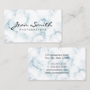 Carte De Visite Typographie minimaliste Élégant Professionnel