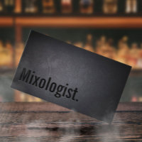 Typographie minimaliste noire et élégante du mixol