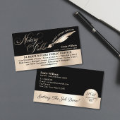 Carte De Visite Typographie Mobile Notaire & Loan Signature Agent