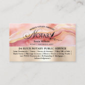 Carte De Visite Typographie Mobile Prêt Notaire Agent Signature Ci (Devant)