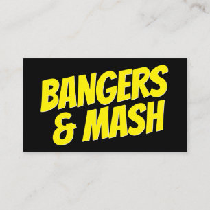 Carte De Visite Typographie moderne et audacieuse minimaliste noir