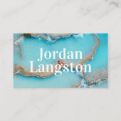 Carte De Visite Typographie moderne Gras Cool (Devant)