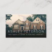 Carte De Visite Typographie simple de photo professionnelle de (Devant)