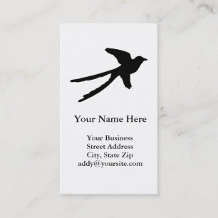 Carte De Visite Tyran à longue queue