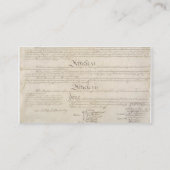 Carte De Visite U.S. Constitution_Pg1 et 4 (Dos)