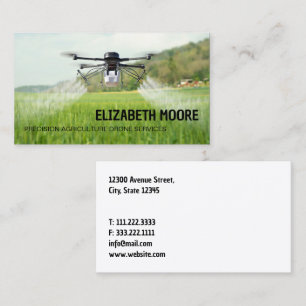 Carte De Visite UAV Agriculture Services
