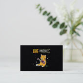 Carte De Visite UKE Peut Le Faire Ukulele Ukelele Cat Guitare Musi (Debout devant)