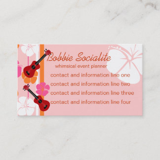 Carte De Visite Ukelele Time !