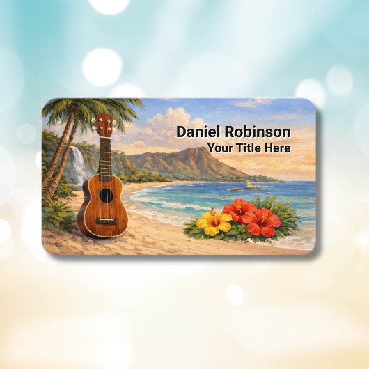 Carte de visite Ukulele Guitare et Uke