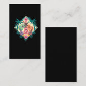 Carte De Visite Ukulele Music Hawaii Tropical Holiday Aloha (Devant / Derrière)