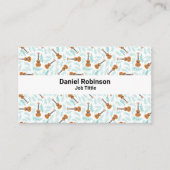 Carte De Visite Ukulele patterns (Devant)