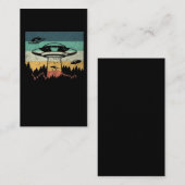 Carte De Visite Un Alien de l'OVNI rétro (Devant / Derrière)