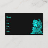 Carte De Visite Un ange endormi sur la pierre (Devant)