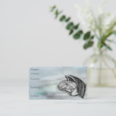 Carte De Visite Un Ange endormi sur les nuages des cieux (Debout devant)