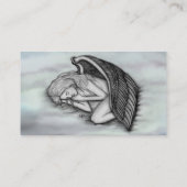 Carte De Visite Un Ange endormi sur les nuages des cieux (Dos)