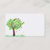 Carte De Visite Un arbre de papillon (Dos)